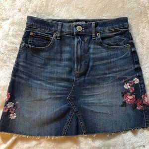 Express Blue Jean Skirt Size 2